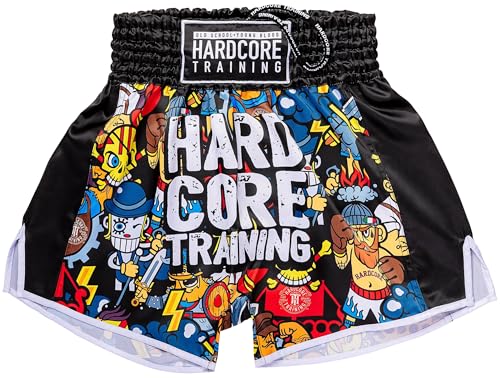 Hardcore Training Muay Thai Kurze Hose Herren Thaiboxen Shorts MMA Kampf Kickboxen Sparring Boxen