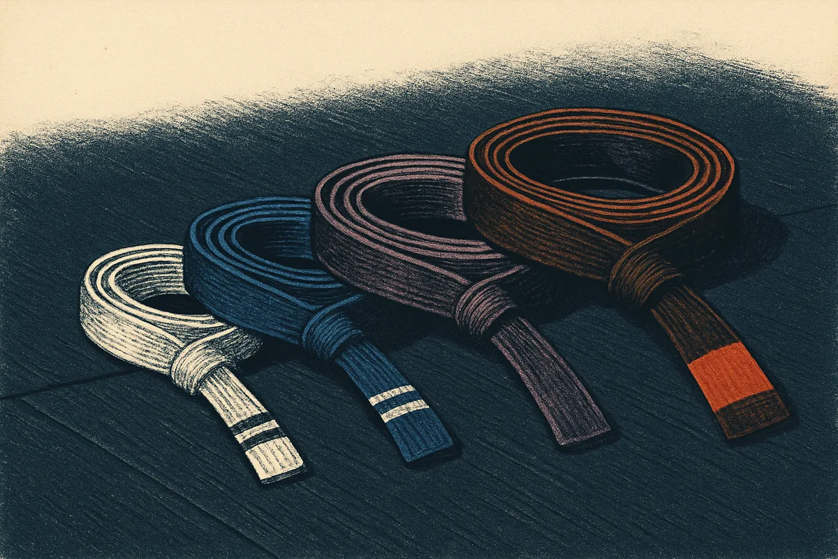 Jiu-Jitsu Gürtel: Reihenfolge, Farben und Aufstiegsweg im BJJ