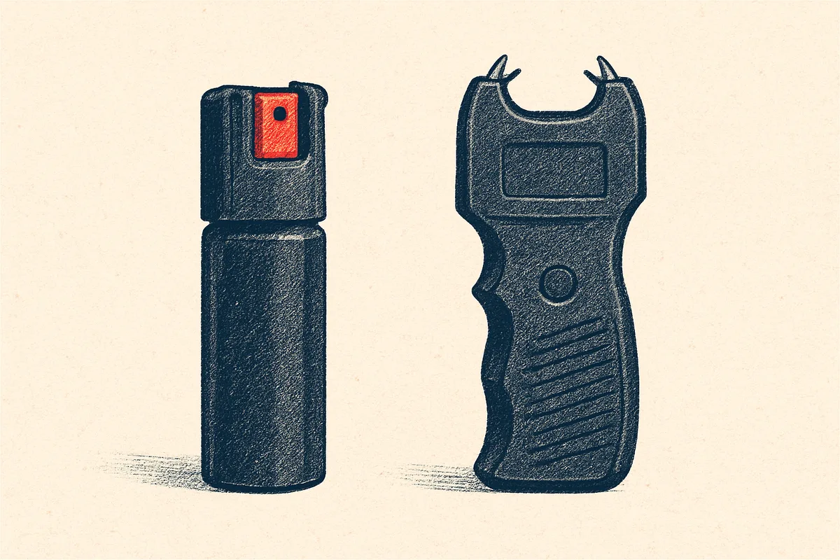 Pfefferspray vs. Elektroschocker: Was schützt besser?